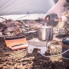 Skotti Booster faltbarer Campingkocher aus Edelstahl
