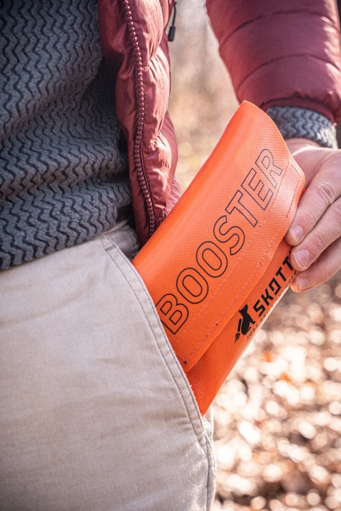 Skotti Booster faltbarer Campingkocher aus Edelstahl