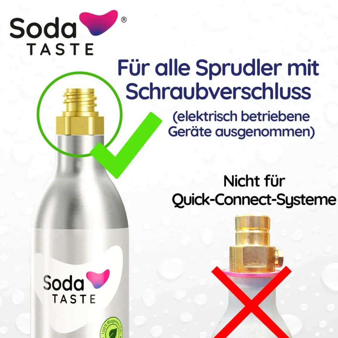 SodaTaste Co2 Aromazylinder Kokosnuss 425g
