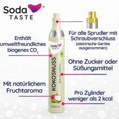 SodaTaste Co2 Aromazylinder Kokosnuss 425g