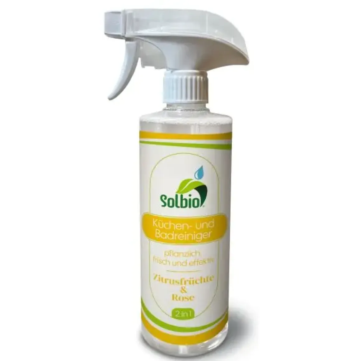 Solbio 2-in-1 Bad- und Küchenreiniger (500 ml) - pflanzlich, biologisch abbaubar