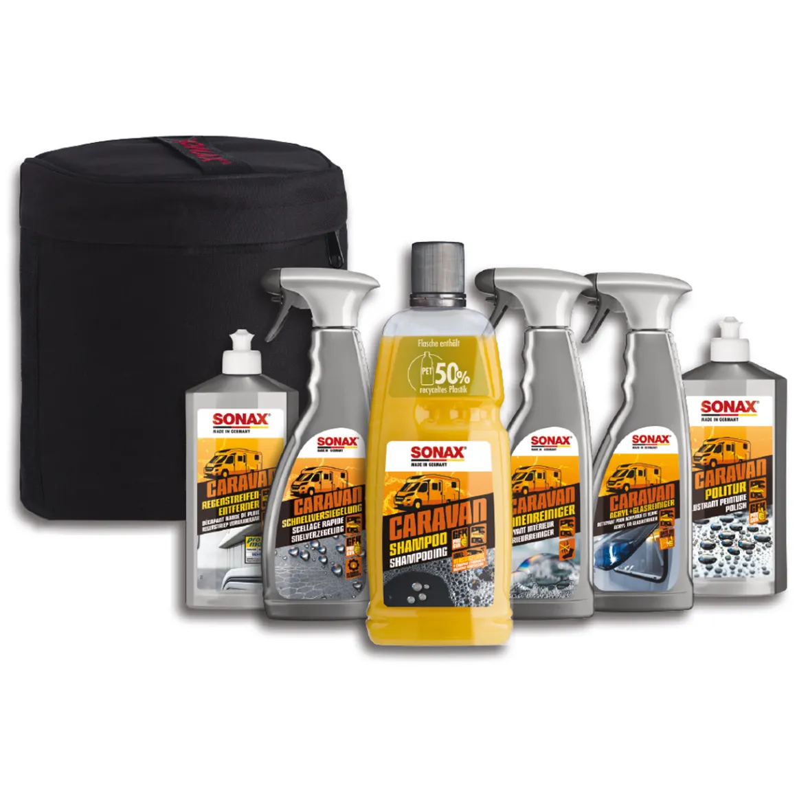 Sonax Caravan-Reinigungsset mit Tasche 7-teilig