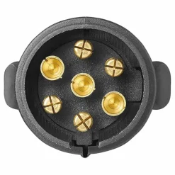 Stecker mit Flachsteckeranschluß  - 7-polig