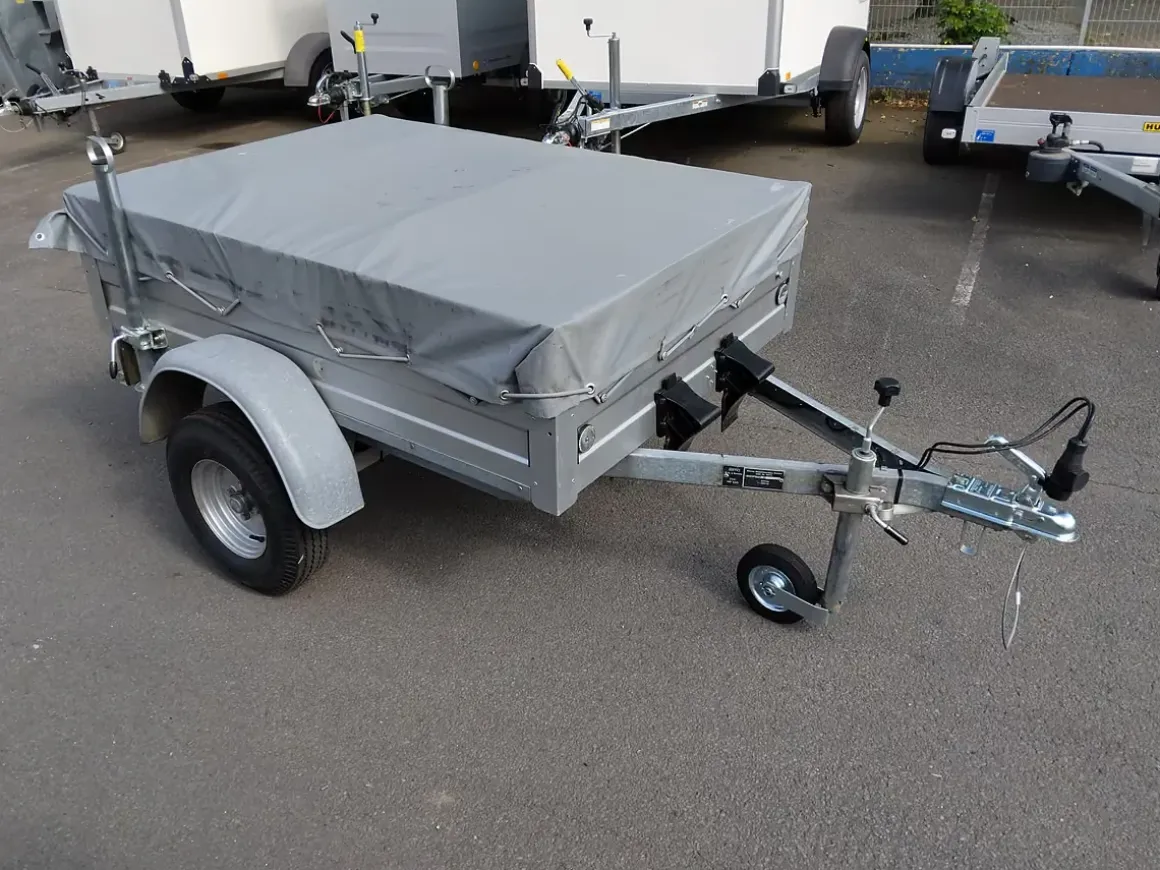 Stema PKW Anhänger 550 kg mit Flachplane gebraucht