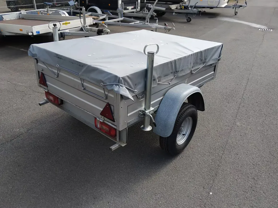 Stema PKW Anhänger 550 kg mit Flachplane gebraucht
