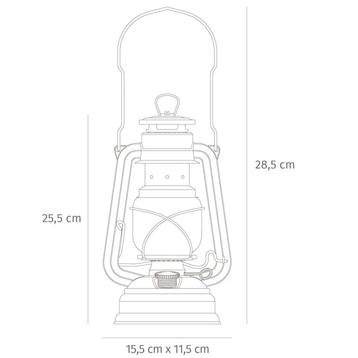 Sturmlaterne Baby Special 276 Signalgelb - Feuerhand