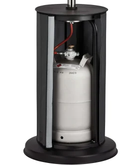 Terrassenstrahler Fancy, 8 kW  Heizpilz mit versenkbarem Mast