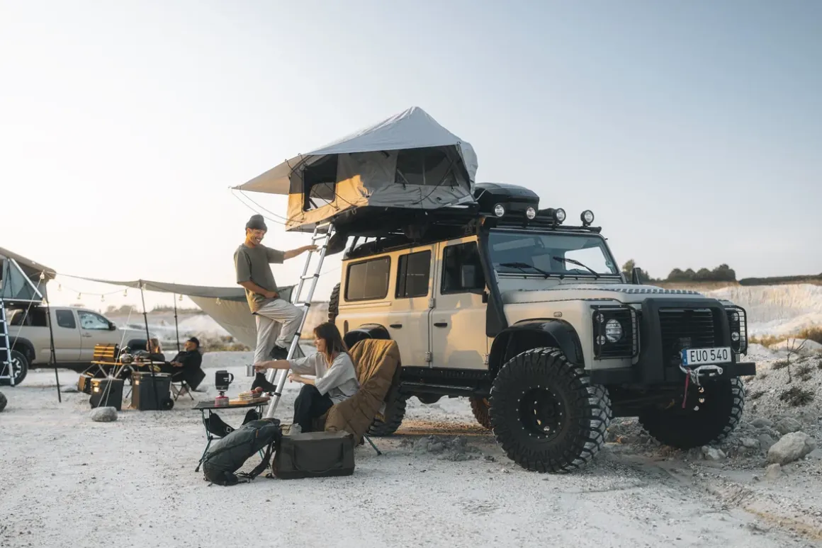 Thule Foothill 2 Dachzelt für 2 Personen grau