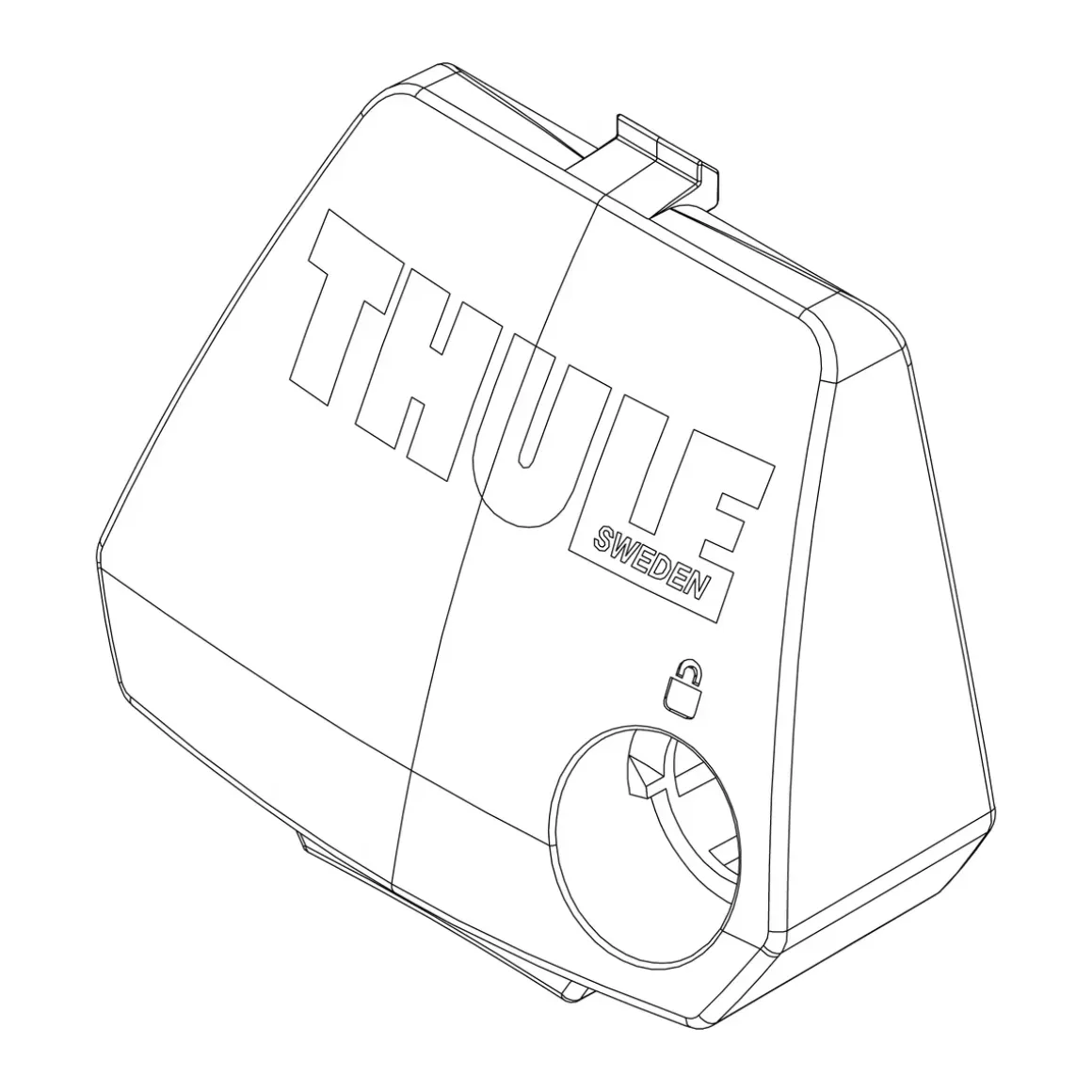 Thule Front Cover Abdeckkappe für Evo Raised Rail 7104