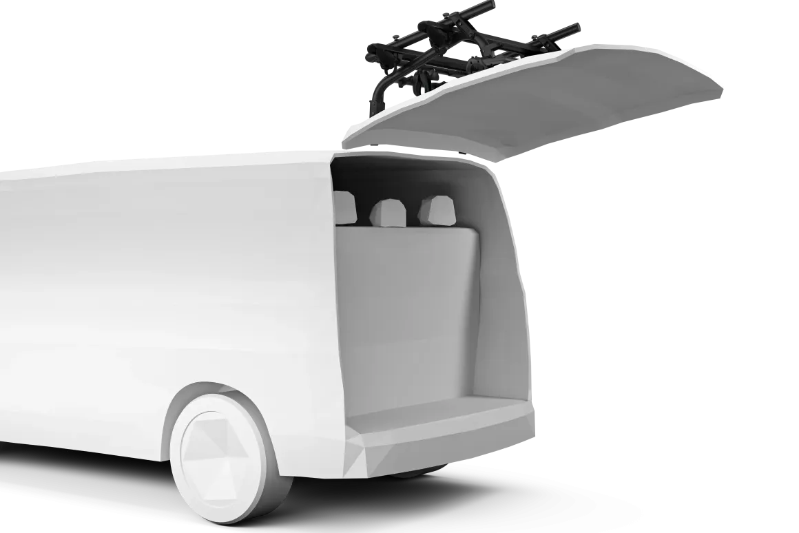 Thule Heckträger WanderWay 2 Räder für VW T6