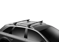 Thule 4-Kantrohr 127 cm, 1 Paar SquareBar 7123 mit Endkappen