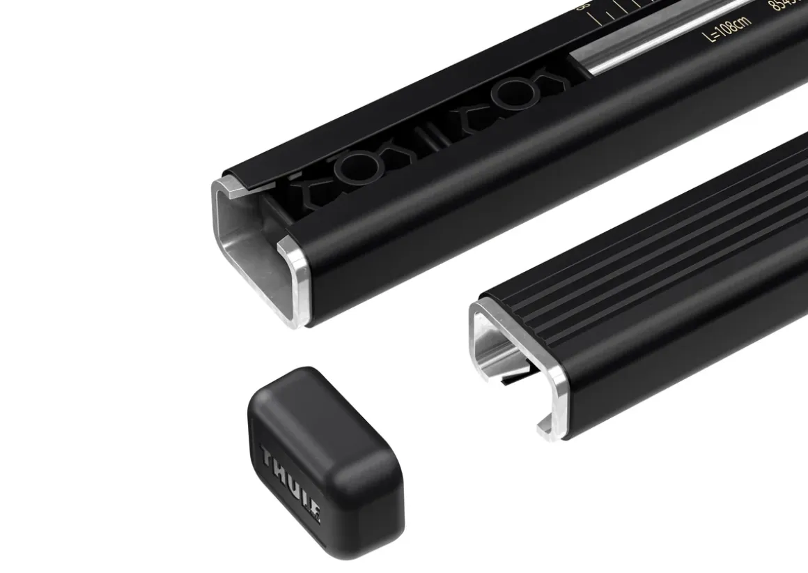 Thule SquareBar Evo 4-Kantrohr 118 cm 1 Paar