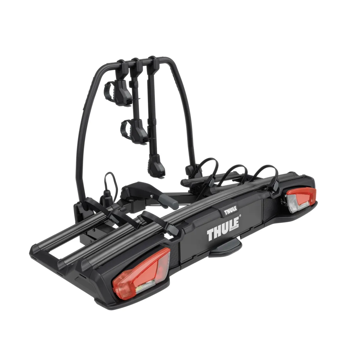 Thule VeloSpace 3 Fahrradträger für Anhängerkupplung 3 Fahrräder, erweiterbar