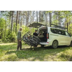 Thule VeloSpace 3 Fahrradträger für Anhängerkupplung 3 Fahrräder, erweiterbar