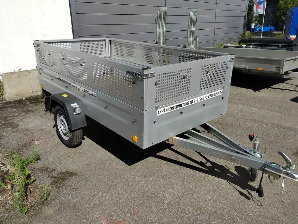 TPV EU3 PKW-Anhänger 750 kg gebraucht mit Gitteraufsatz