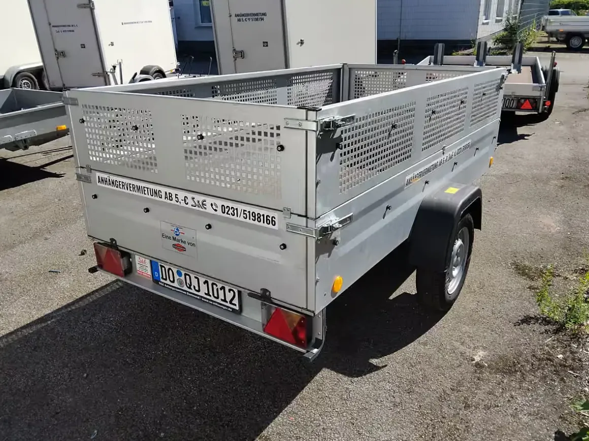 TPV EU3 PKW-Anhänger 750 kg gebraucht mit Gitteraufsatz