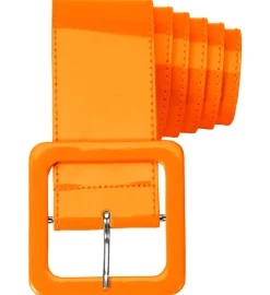 Vinylgürtel, neon orange