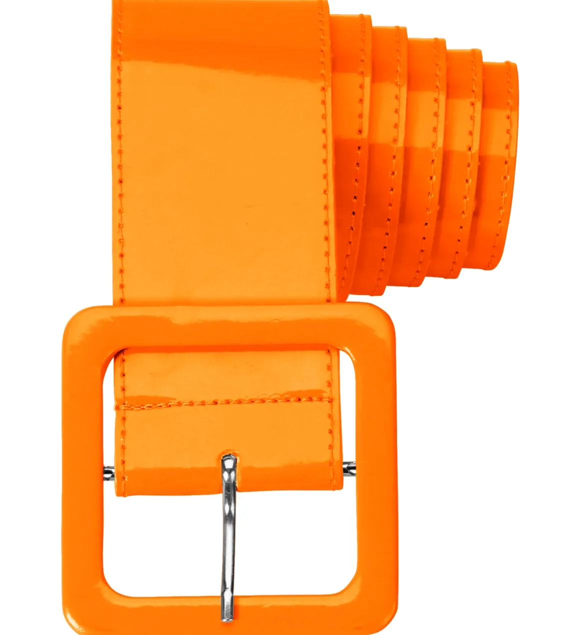 Vinylgürtel, neon orange