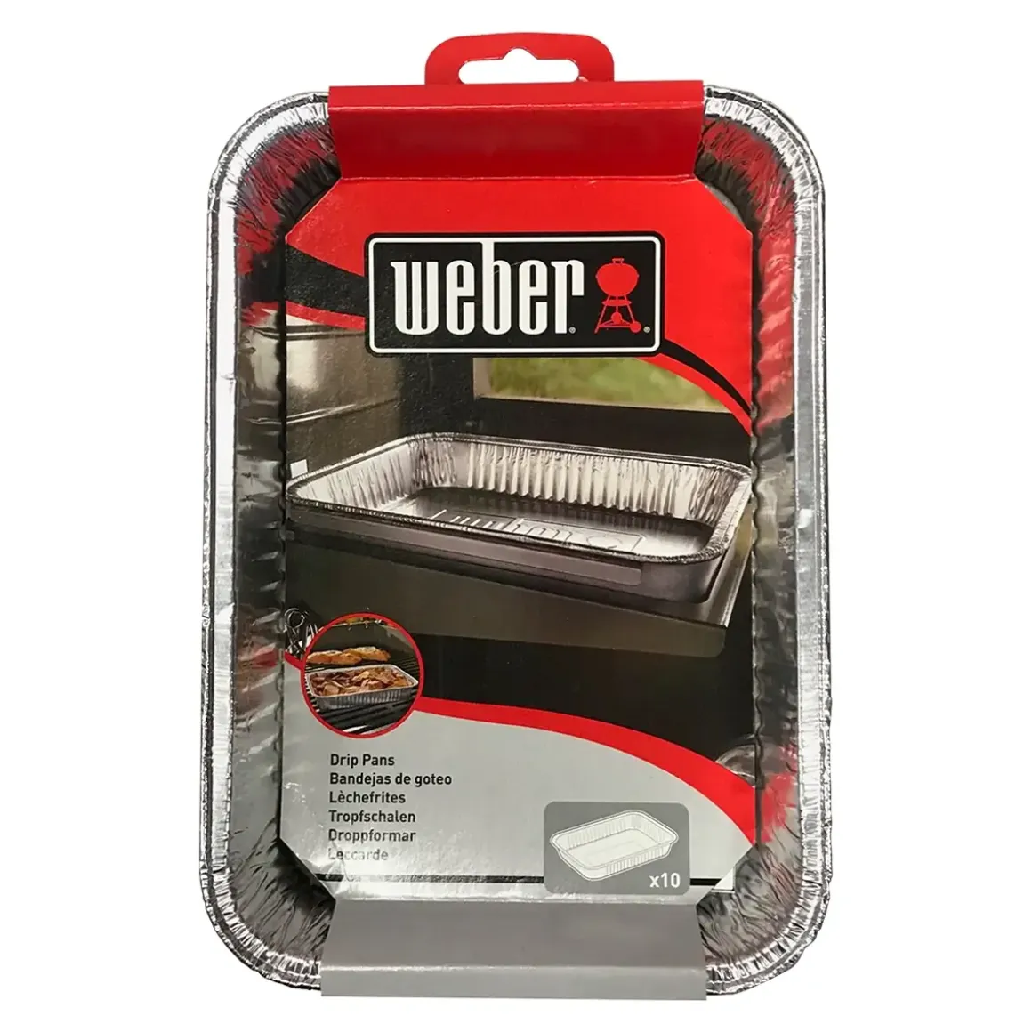 Weber Alu-Tropfschalen klein 10 Stück