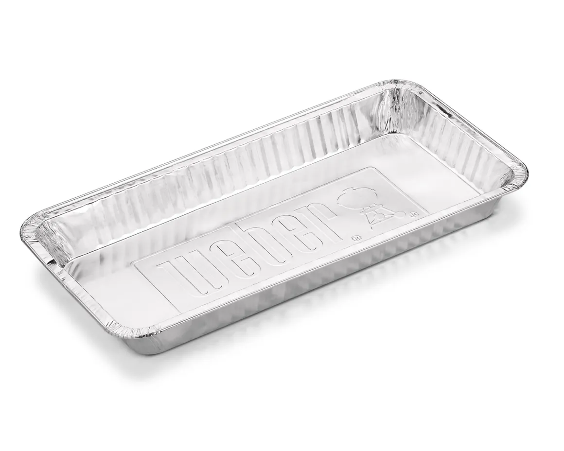 Weber Alu-Tropfschalen XL, 5 Stück für Grills ab 57 cm