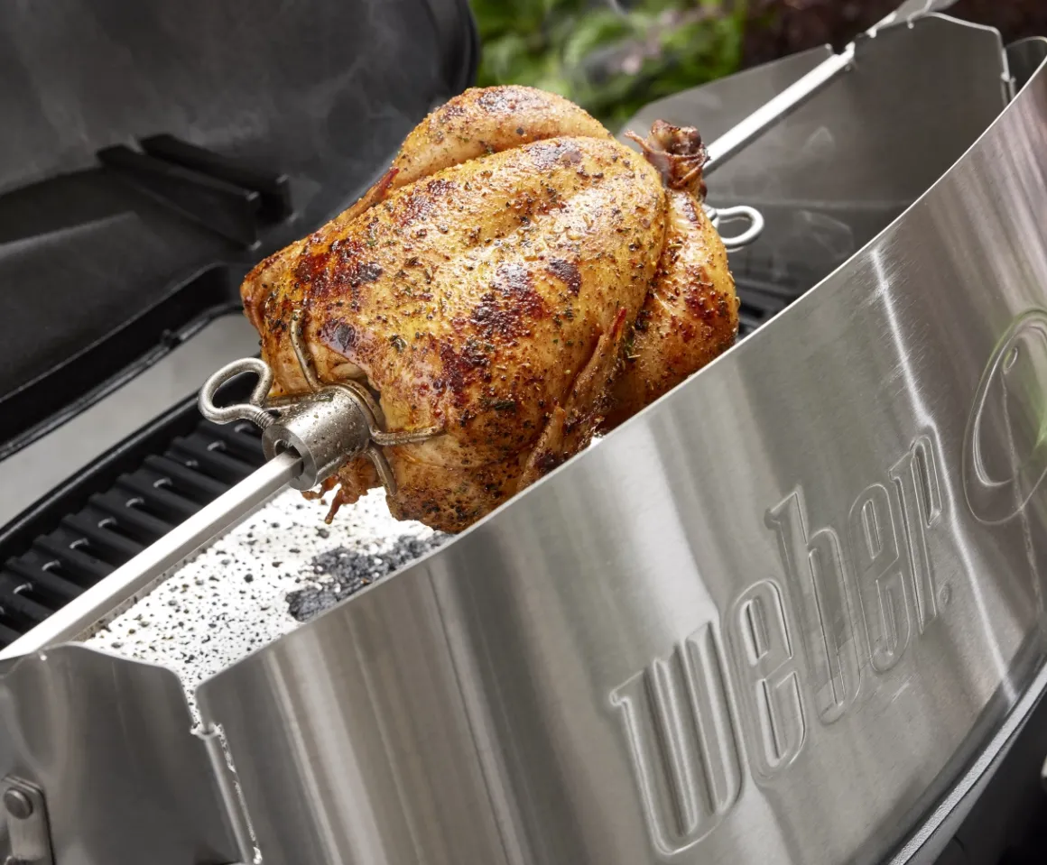 Weber Drehspieß Rotisserie für Q 2100N, Q 2200N & Q 2800N+