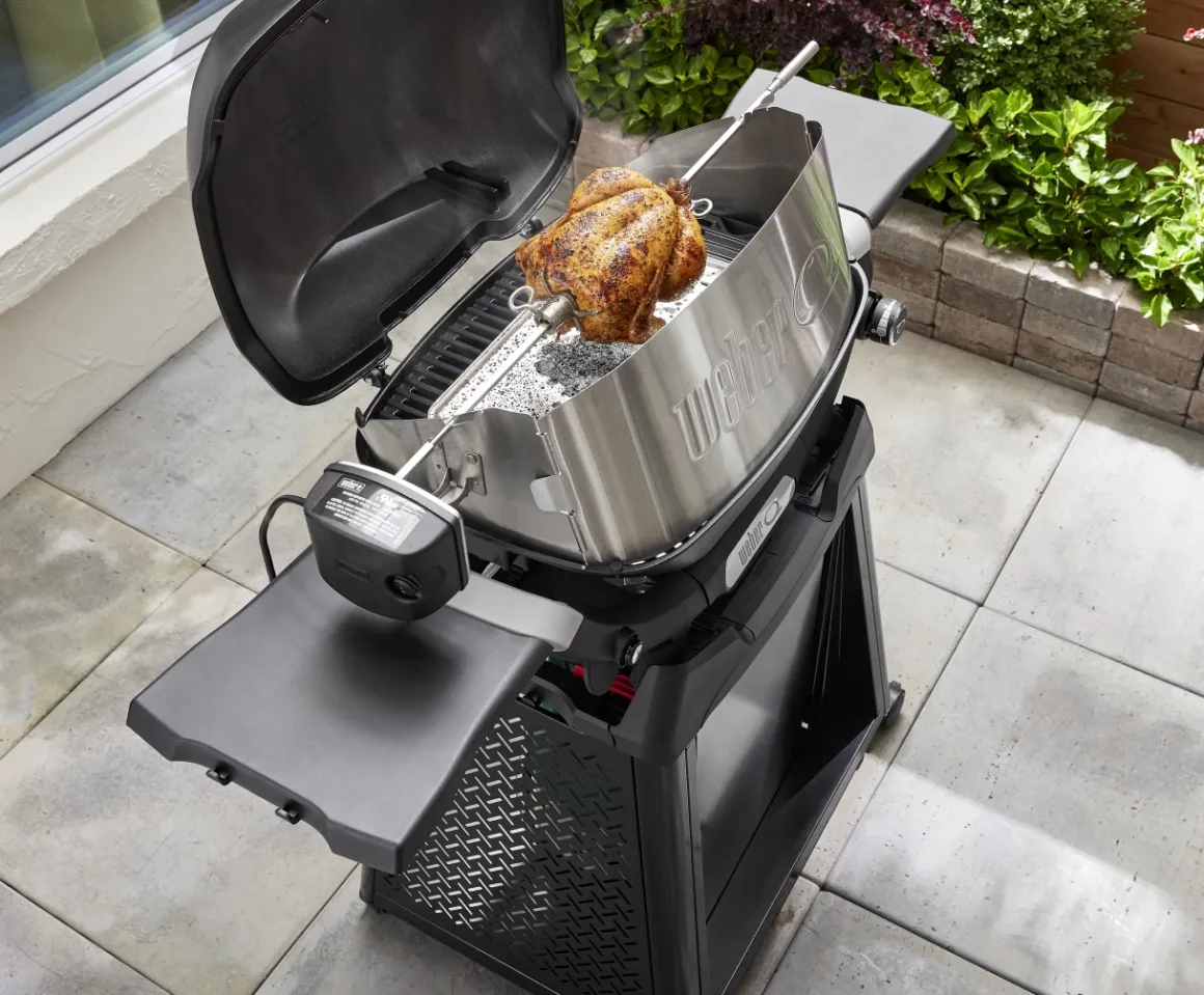 Weber Drehspieß Rotisserie für Q 2100N, Q 2200N & Q 2800N+