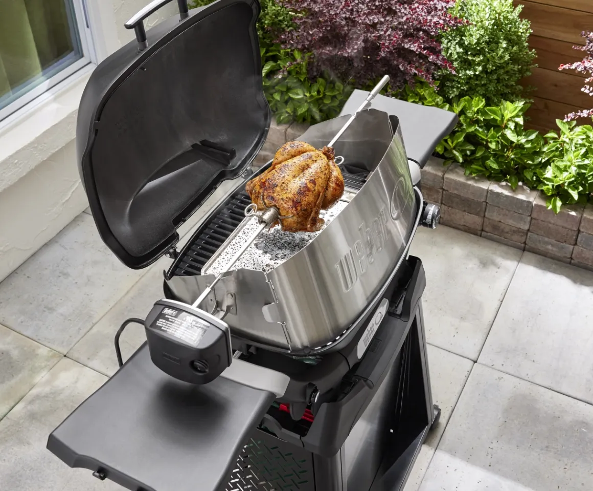 Weber Drehspieß Rotisserie für Q 2100N, Q 2200N & Q 2800N+