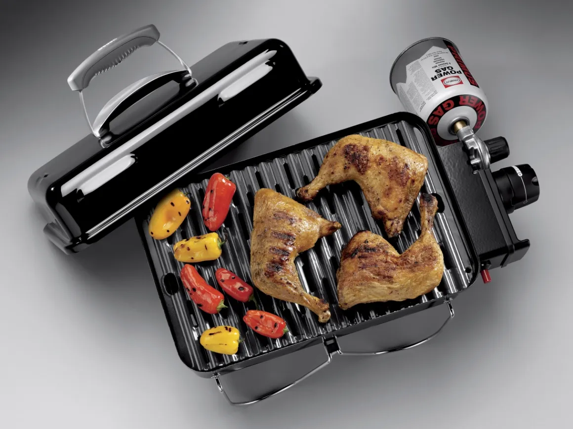 Weber Go-Anywhere tragbarer Camping-Gasgrill