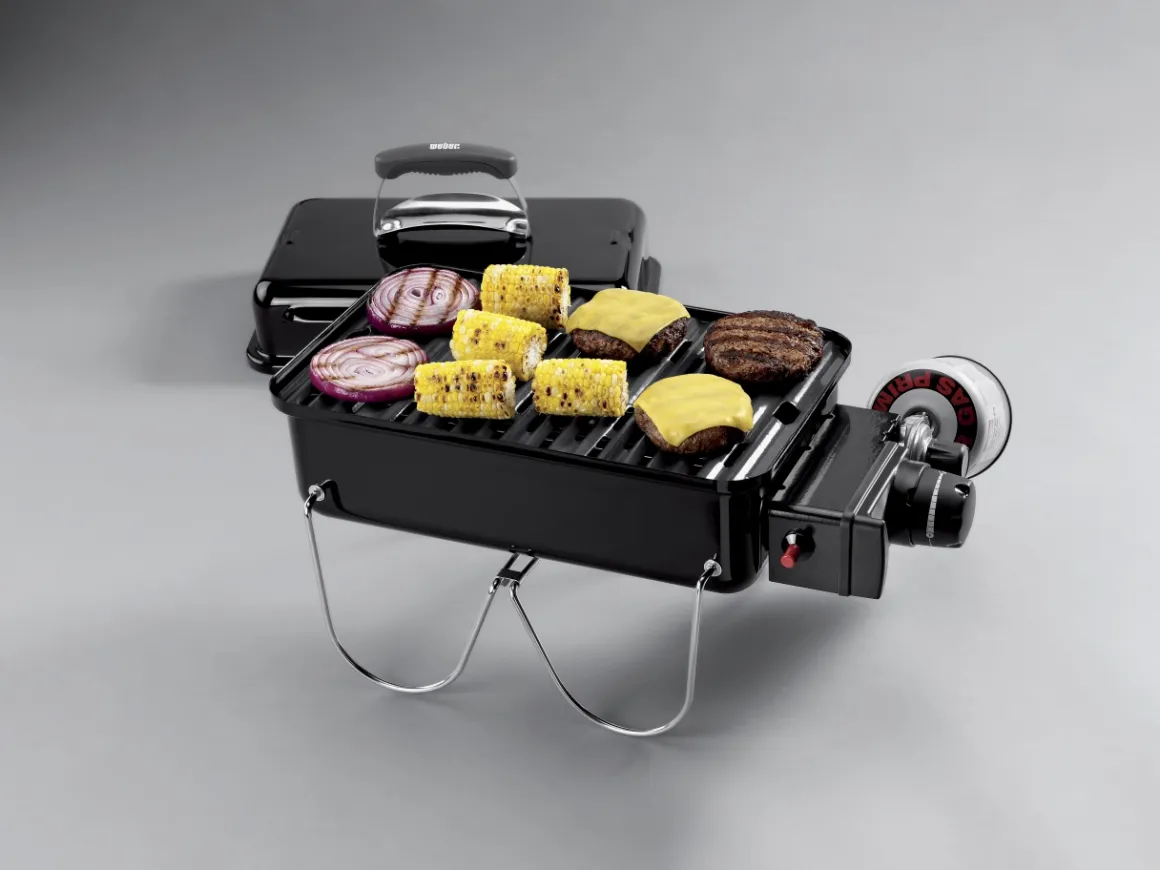 Weber Go-Anywhere tragbarer Camping-Gasgrill