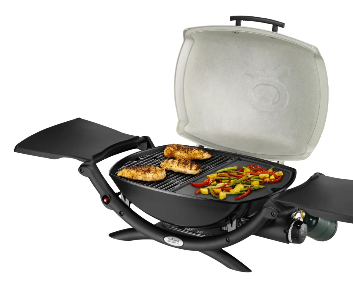 Weber Grillplatte für Q2000, 2200 (rechts) & Q2400 (links)