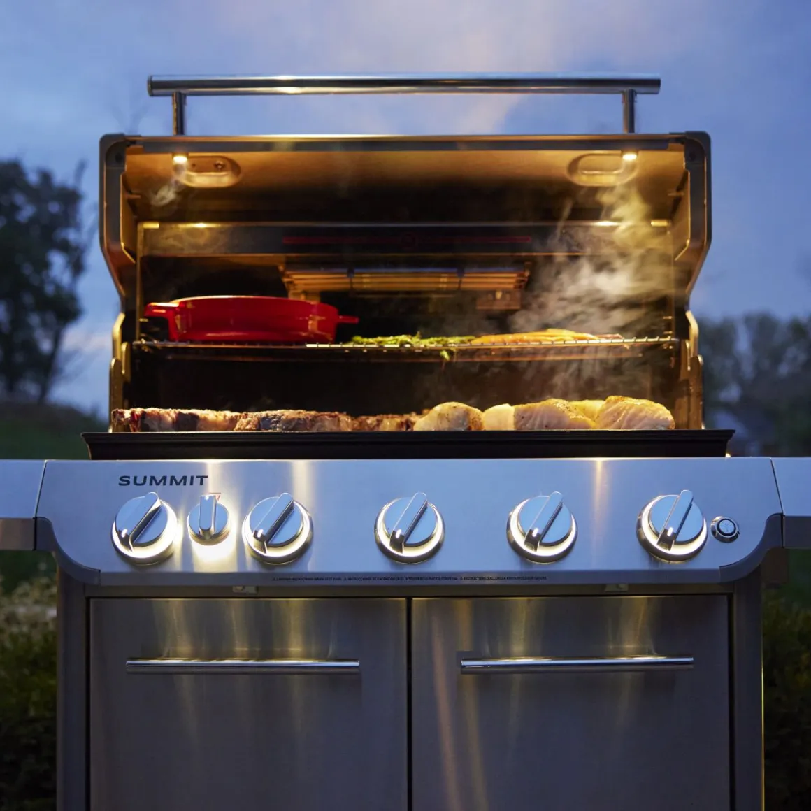 Weber Summit FS38 SS Gasgrill Edelstahl