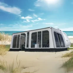 WIGO Vorzelt Rolli Plus Panoramic Größe 5  Umlaufmaß 841 x 875 cm