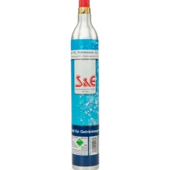 4 x CO2 Reserve-Zylinder 425 g Kohlensäure mit Füllung 60 l für Sprudlergeräte z. B. Soda Stream
