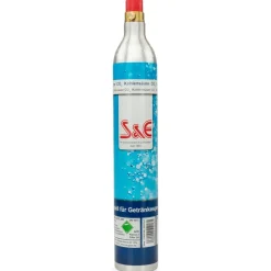8 x CO2 Zylinder Kohlensäure 425 g Flasche  mit Füllung bis zu je 60 L f. Soda-Stream Wasser-M