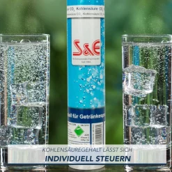7 x CO2 Zylinder Kohlensäure 425 g Flasche mit Füllung bis zu je 60 L f. Soda-Stream Wasser-M