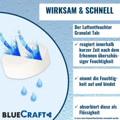 6x 450g Luftentfeuchter Tabs Nachfüllpackung für Raumentfeuchter Granulat Box