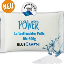 10x 600g Raum Luftentfeuchter Prills im Vliesbeutel Nachfüllpackung