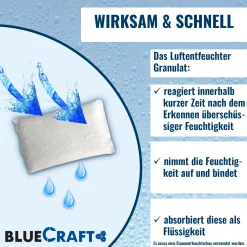 10x 1 kg Luftentfeuchter Granulat Nachfüllpack im Vliesbeutel für Raumentfeuchter