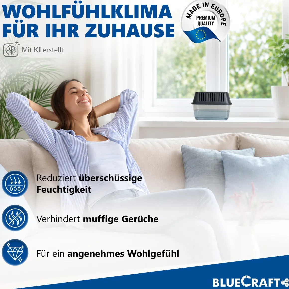 20x 1 kg Luftentfeuchter Prills Nachfüllpack im Vliesbeutel für Granulat Raumentfeuchter