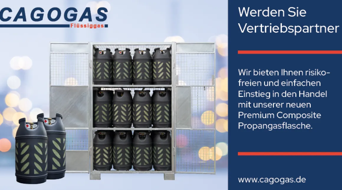 3x Premium 10 kg Composite Eigentum Propangasflasche gefüllt mit Lecksuchspray