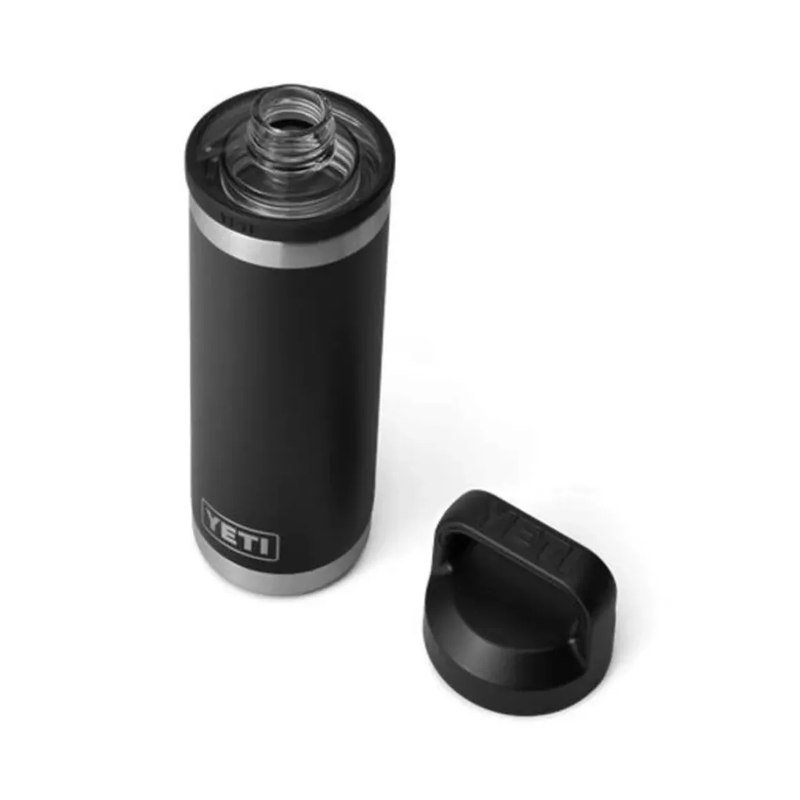 YETI Rambler Edelstahl-Trinkflasche 532 ml scwarz