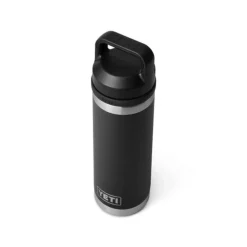 YETI Rambler Edelstahl-Trinkflasche 532 ml scwarz
