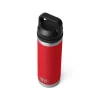 Yeti Rambler 18 Oz Trinkflasche (532 ml) Rescue  Red mit Chug-Verschluss