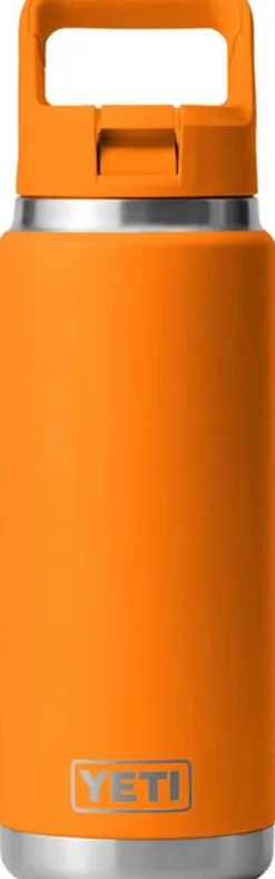 Yeti Rambler Straw Bottle orange 26 Oz