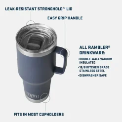 YETI Rambler Travel Mug  rot 30 Oz