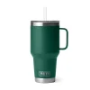 YETI Trinkhalmbecher Rambler   Dunkelgrün 1035 ml