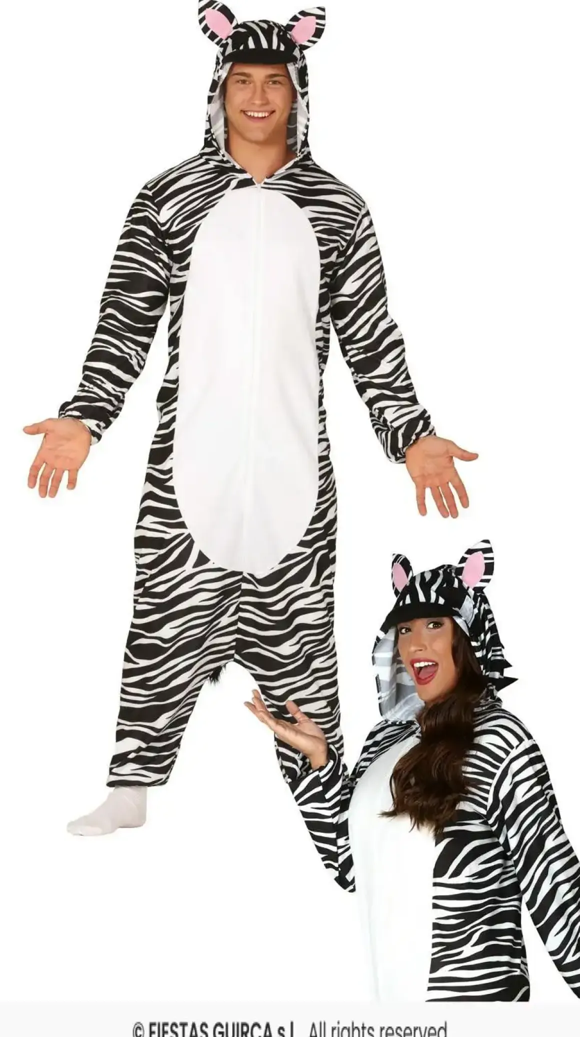 Zebra Kostüm – Perfekt für Karneval Größe: M