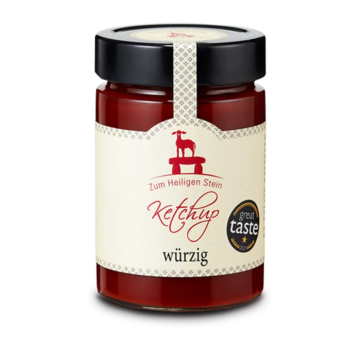 Zum Heiligen Stein Ketchup würzig 400g vegan