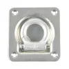 Zurrmulde mit Ring und Feder klappbar